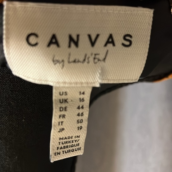 Dress black gold and orange - Picture 3 of 3